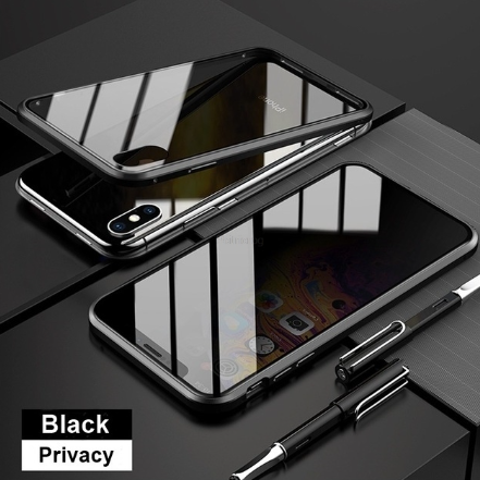 NoSpy Privacy Glass - iPhone Metalen Hoes